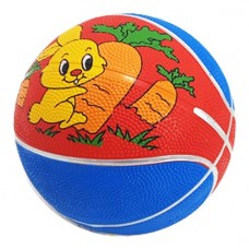 Мяч баскетбольный детский, d=19 см (синий+красный)