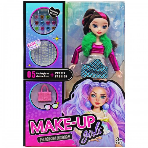 Кукла с аксессуарами "Makeup girls" (вид 2) (MiC)