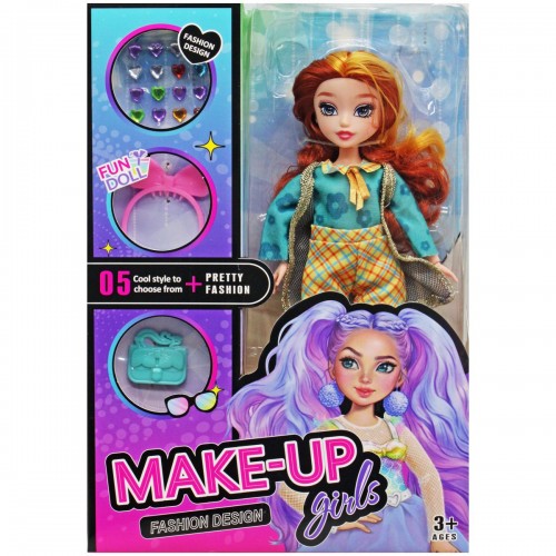 Кукла с аксессуарами "Makeup girls" (вид 5) (MiC)