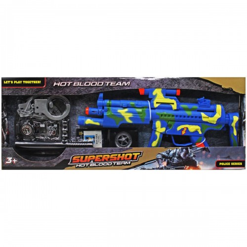 Полицейский набор с автоматом "Supershot" (MiC)