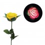 Троянда зі світлом, 40 см (жовтий) (MiC)