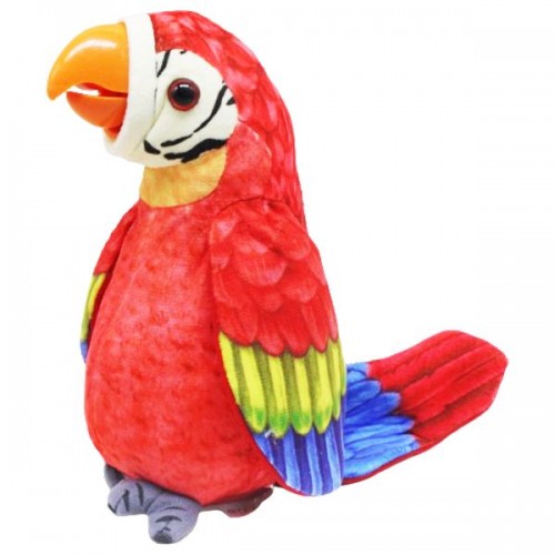 Інтерактивна іграшка "Папуга-повторюшка" (червоний) (MiC)