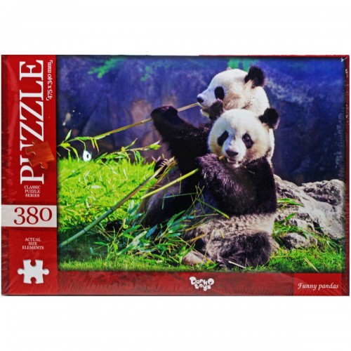 Пазл "Funny pandas" (380 елементів) (Dankotoys)