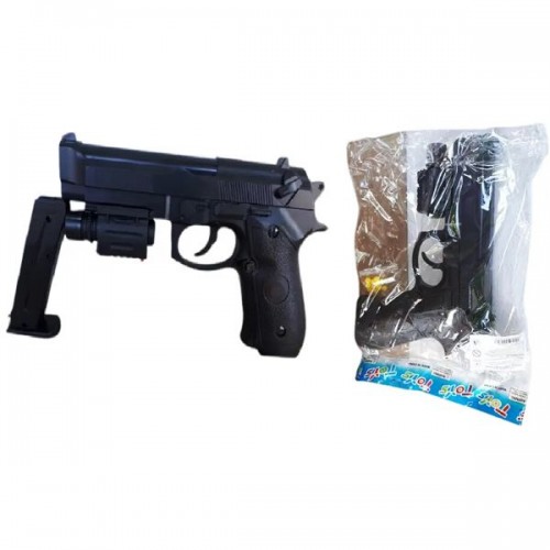 Пистолет пластиковый с лазером (на пульках) (MiC)