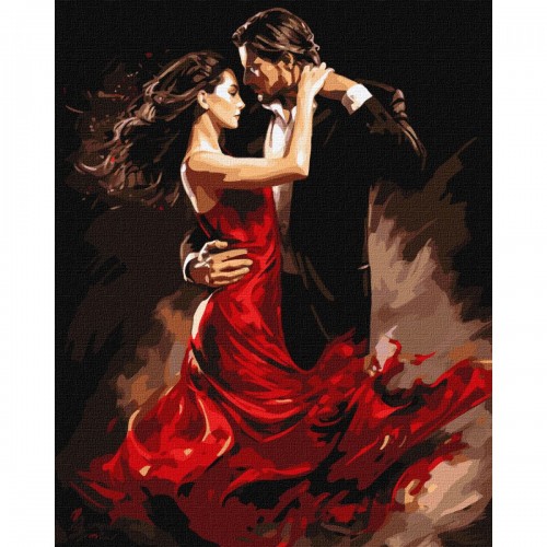 Картина за номерами "Танго кохання" 40х50 см (Ідейка)