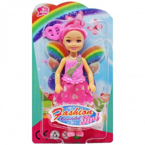 Кукла "Fashion girl: Фея", 13,5 см, розовая (MiC)