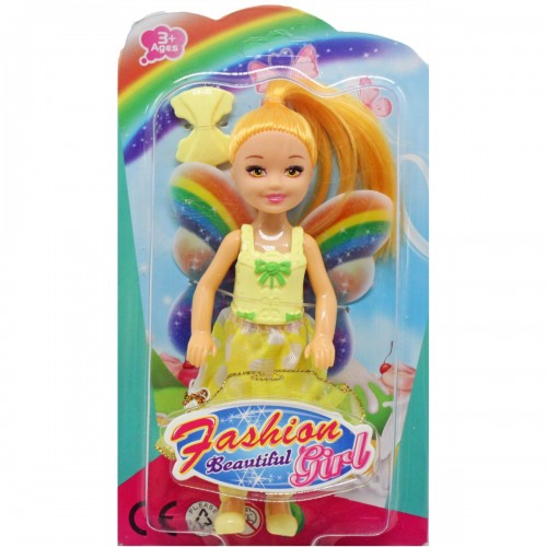 Кукла "Fashion girl: Фея", 13,5 см, желтая (MiC)