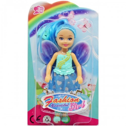 Лялька "Fashion girl: Фея", 13,5 см, блакитна (MiC)