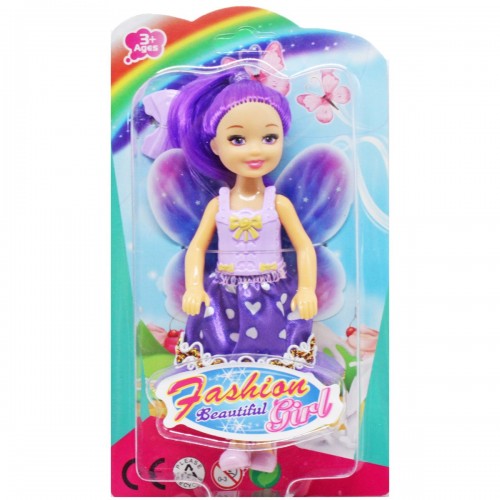 Лялька "Fashion girl: Фея", 13,5 см, фіолетова (MiC)
