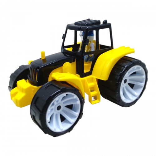 Трактор пластиковий (жовтий+чорний) (Bamsic)