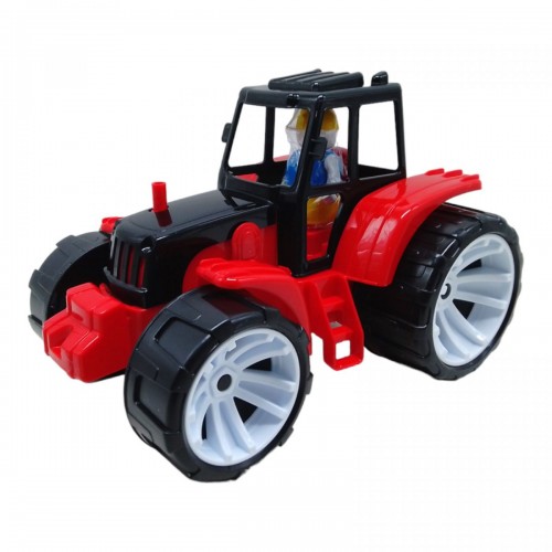 Трактор пластиковый (красный+черный) (Bamsic)