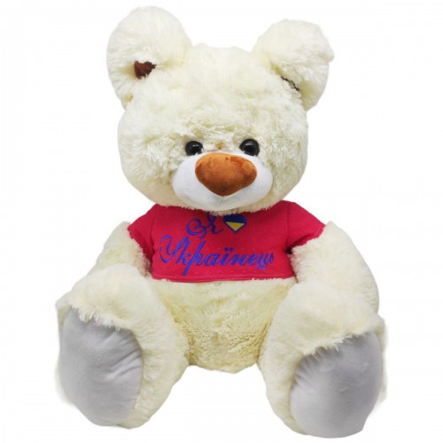 Мягкая игрушка Медведь Ворчун высота 80 см (по стандарту 110 см) кремовый (Nikopol)