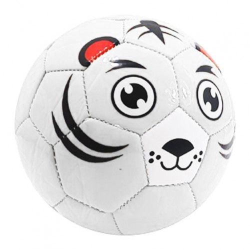 Мяч футбольный №2 "Тигрик" (белый) (MiC)