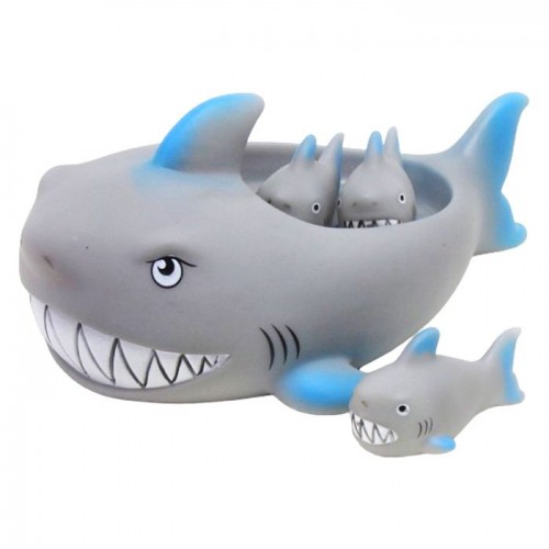 Набор игрушек для ванны "Семья акул" (4 шт) (Bibi Toys)
