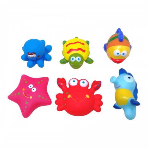 Набор игрушек для купания "Морские жители" (6 шт) (Bibi Toys)