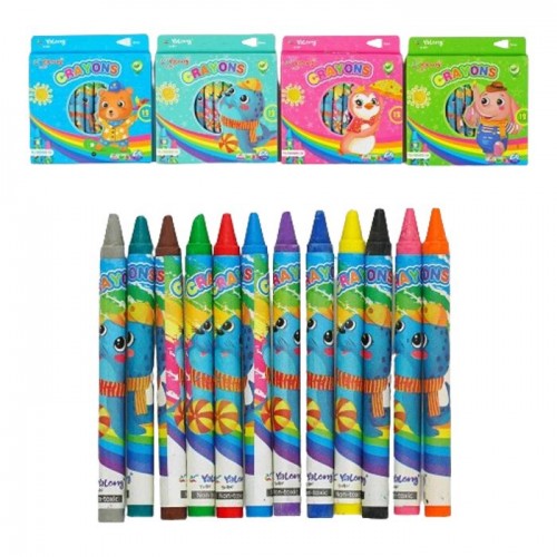 Набір воскових олівців "Crayons" (12 шт) (YaLong)