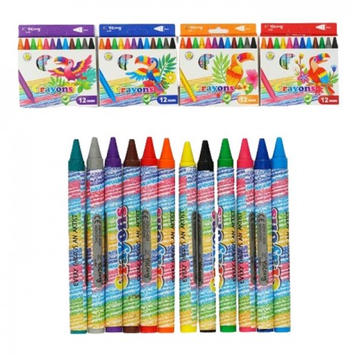 Набор восковых карандашей "Crayons" (12 шт) (YaLong)