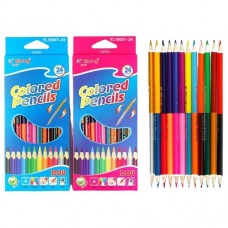 Набір двосторонніх кольорових олівців (12 шт)
