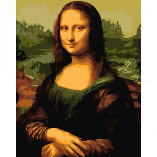 Картина по номерам "Мона Лиза" 40x50 см (Origami)