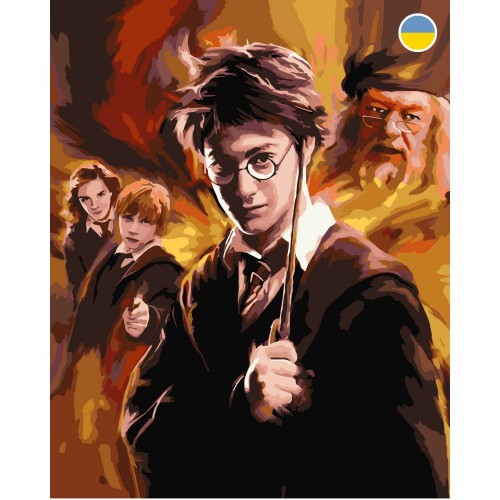 Картина по номерам "Гарри Поттер" 40x50 см (Origami)