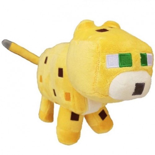 Мʼяка іграшка персонаж "Minecraft Леопард" (MiC)