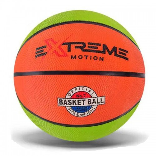 Мяч баскетбольный №7 "Extreme" (зеленый+оранжевый) (MiC)