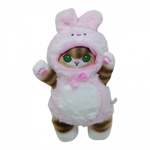 Мягкая игрушка "Котик в костюме зайчика: Anime Cat Mofusand Plush Toys", 27 см (MiC)