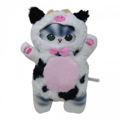 Мягкая игрушка "Котик в костюме коровки: Anime Cat Mofusand Plush Toys", 27 см (MiC)