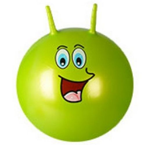 Мяч фитбол "Смайлики" рога, 45 см (зеленый) (MiC)