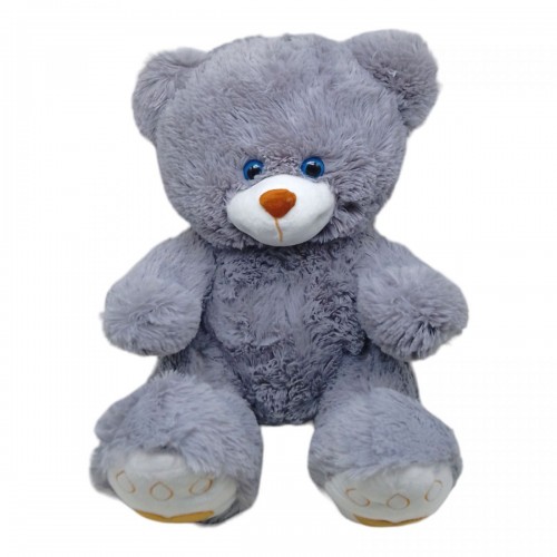 Мягкая игрушка "Медведь Лакомка", 55 см (серый) (Nikopol)