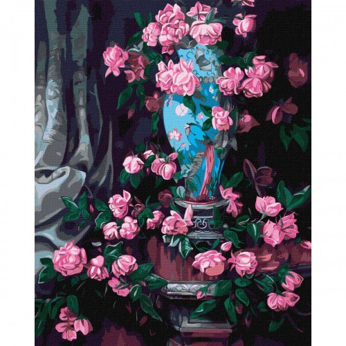 Картина за номерами "Дивовижні троянди" 40х50 см (Ідейка)
