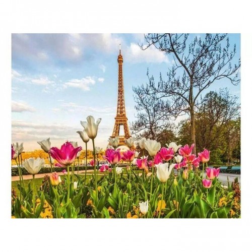 Картина за номерами "Весна в Парижі" 40х50 см (Rainbow Art)