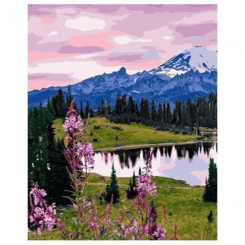 Картина по номерам "Горный пейзаж" 40х50 см (Rainbow Art)