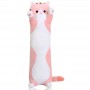 Мʼяка іграшка-обіймашка "Кіт Батон", 90 см, рожевий (MiC)