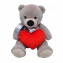 Мʼяка іграшка "Ведмедик з серцем", мокко, 30 см (Селена)