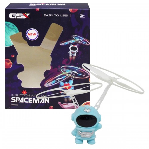 Летающая игрушка "Космонавт" (голубой) (GSX)