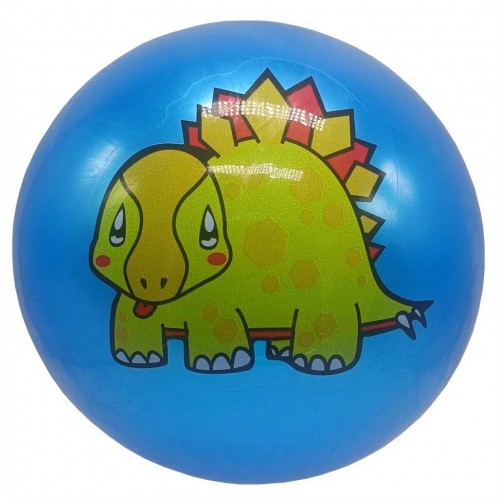 Мяч резиновый "Динозаврики" 23 см (синий) (MiC)