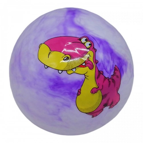 Мячик резиновый "Динозавры", фиолетовый, 23 см (MiC)