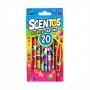 Набір ароматних воскових олівців - ФРУКТОВА ФЕЄРІЯ (20 кольорів) (Scentos)
