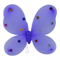 Крылья бабочки со световыми эффектами (сиреневые)