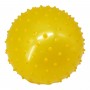 Резиновый мяч массажный, 16 см (желтый) (MiC)