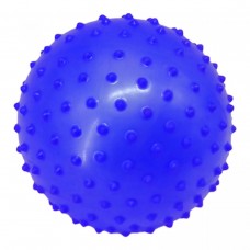 Резиновый мяч массажный, 16 см (синий)