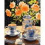 Картина по номерам "Чаепитие в саду" 40х50 см (Ідейка)