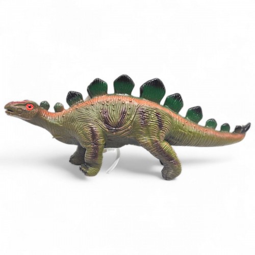 Фигурка динозавра резиновая "Стегозавр" (вид 2) (MiC)