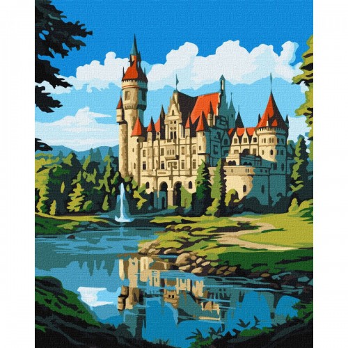 Картина за номерами "Чарівний замок" 40х50 см (Ідейка)