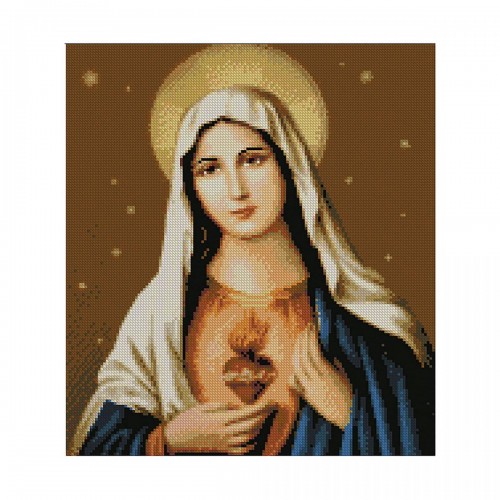 Алмазная мозаика "Непорочное сердце Марии" 40х50 см (Strateg)