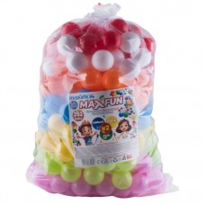 Набір кульок MaxFun 252 шт (арт.5505) діаметр 8 см., більше мʼяких кульок більше кольорів, ТМ 