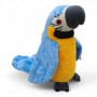 Мʼяка іграшка "Папуга-повторюшка" (блакитний) (MiC)