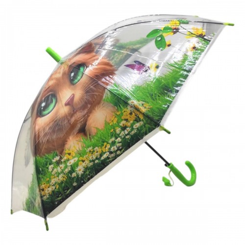 Детский зонт-трость "Котик" (66 см) (MiC)