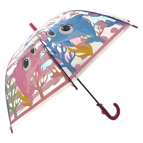 Дитяча парасолька-тростина "Дельфіни" (66 см) (MiC)